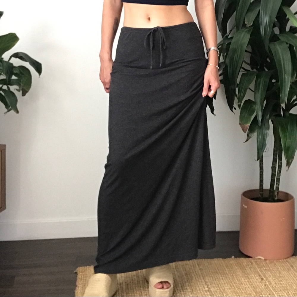 Calvin Klein Maxi Jersey Skirt